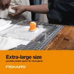 Fiskars Self Healing Cutting Mat for Quilting, Arts and Crafts, 24" x 36" Grid, Sewing Mat, Craft Cutting Board, Sewing Supplies and Quilting Tools (Pack of 3)