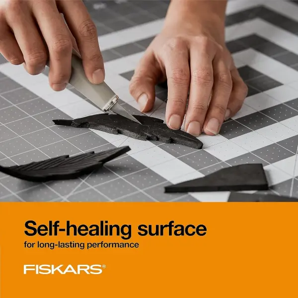 Fiskars Self Healing Cutting Mat for Quilting, Arts and Crafts, 24" x 36" Grid, Sewing Mat, Craft Cutting Board, Sewing Supplies and Quilting Tools (Pack of 3)