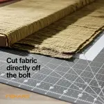 Fiskars Self Healing Cutting Mat for Quilting, Arts and Crafts, 24" x 36" Grid, Sewing Mat, Craft Cutting Board, Sewing Supplies and Quilting Tools (Pack of 3)