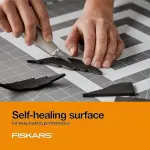 Fiskars Self Healing Cutting Mat for Quilting, Arts and Crafts, 24" x 36" Grid, Sewing Mat, Craft Cutting Board, Sewing Supplies and Quilting Tools (Pack of 3)