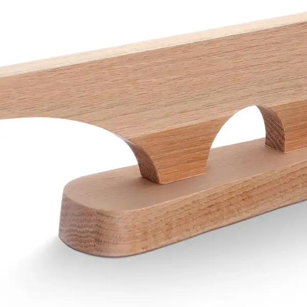 AceOrbit Tailors Point Press Clapper 15 7/8" L x 5 1/2" H Point Press and Pounding Block Red Oak Wood Tailor Tool for Quilting and Sewing and Ironing Seams and Corners