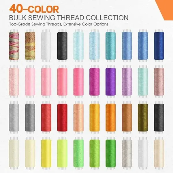 SUTQIGUI Sewing Kit for Adults with Heavy Duty Fabric Scissors, 241 Pcs Newly Upgraded Hand Travel Sewing Kit Professional Needle and Thread Kit, Portable Sewing Supplies for Travel Home Beginners