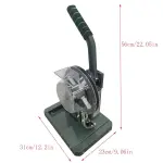 INTBUYING Hand Press Eyelet Grommet Machine, Manual Buttoning Machine, Semi-Automatic Buckle Tool 10mm Hole, with 2 Bag Buttonholes for Spray Painting Cloth, Tarpaulin Punching
