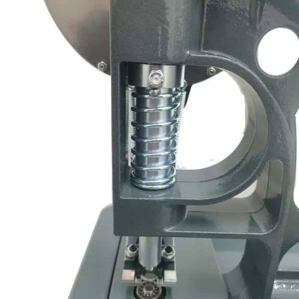INTBUYING Hand Press Eyelet Grommet Machine, Manual Buttoning Machine, Semi-Automatic Buckle Tool 10mm Hole, with 2 Bag Buttonholes for Spray Painting Cloth, Tarpaulin Punching