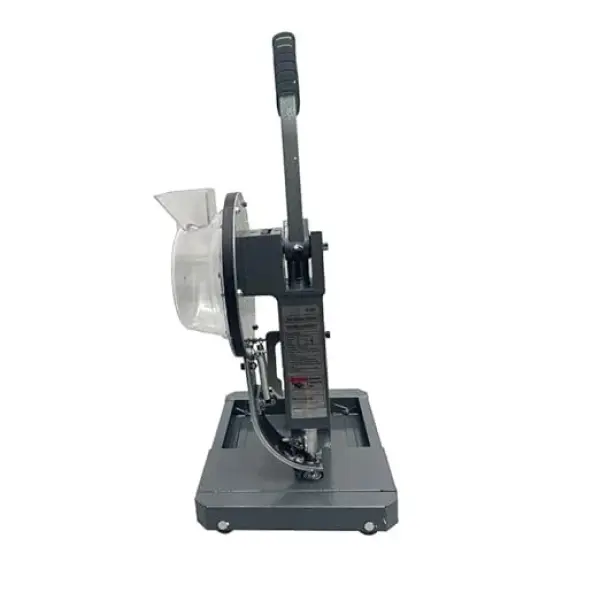 INTBUYING Hand Press Eyelet Grommet Machine, Manual Buttoning Machine, Semi-Automatic Buckle Tool 10mm Hole, with 2 Bag Buttonholes for Spray Painting Cloth, Tarpaulin Punching