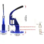 Hand Press Machine for Setting Rivets, Eyelets, Snaps, Buttons and Hole Puncher - No Dies Included