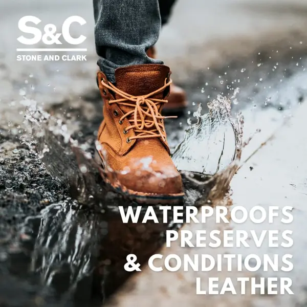 Stone and Clark Mink Oil for Leather Boot - Leather Conditioner & Protector for Boot, Belt, Saddle, Baseball Glove & Purse