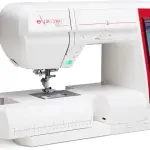 Elna eXpressive 850 Computerized Sewing & Embroidery Machine with 200 Stitches up to 9mm wide, 172 Built-in Embroidery Designs (Max. 7.87" x 6.7"), Editing Functions Directly on LCD Touchscreen