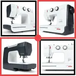 Bernette B33 Sewing Machine for Beginners | 23 Stitches | 7 Presser Feet | Automatic Buttonhole | Includes Rotary Mat, Scissor & LED Light, Threader, Bobbins, & More