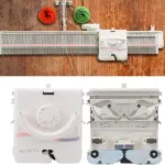 Knitting Machine Carriage, Metal Sewing Tailoring Tool Complete Set DIY Sewing Tool DIY Sewing Accessories Fit for LK100 LK150 for Most Hand Knitting Yarn