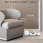 Automatic Shoe Cleaning Machine - 500 RPM Rechargeable Sole Brush, Waterless Electric Shoe Polisher, Fast & Efficient Sole Cleaner (35.3 x 35 x 5.3 cm) for All Shoe Types