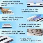 Automatic Shoe Cleaning Machine - 500 RPM Rechargeable Sole Brush, Waterless Electric Shoe Polisher, Fast & Efficient Sole Cleaner (35.3 x 35 x 5.3 cm) for All Shoe Types