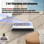 Automatic Shoe Cleaning Machine - 500 RPM Rechargeable Sole Brush, Waterless Electric Shoe Polisher, Fast & Efficient Sole Cleaner (35.3 x 35 x 5.3 cm) for All Shoe Types