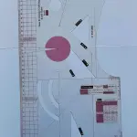 HONEYSEW 1:1 Fashion Design Ruler for Women Blouse Cloth Design School Student Teching Apparel Drawing Templete Garment Prototype Sewing Ruler Model 160/84A