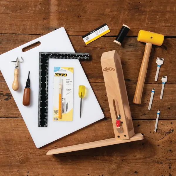 Weaver Leather Supply Leather Crafting Tool Kit 2.0 Leather Tools for Leather Working