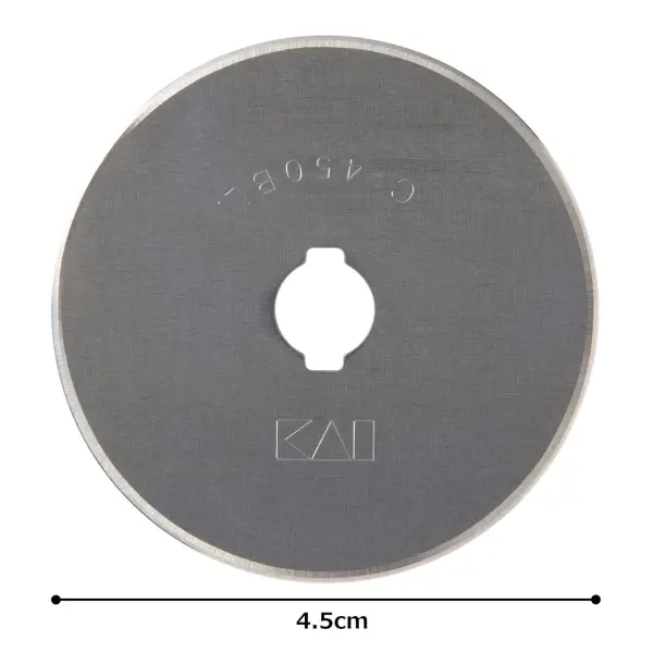 Kai 750BH2044 Rotary Cutter, Round Blade, Diameter 1.8 inches (45 mm), Replacement Blade, Handicraft, Sewing Film, C280-1C, 21°, 30 Sheets Set