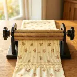 32 Row Smocking Pleater Sewing Machine,Fabric Pleating Tool with Back Box Special Needle,47 Positions Adjustable Pleating Presser Foot,for DIY Apparel Fabric Ruffling Craft Project Use3 32Rows