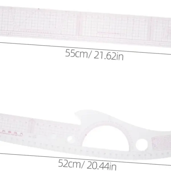 VINTORKY Pattern Making Ruler French Curve Tailoring Tool Kit for Sewing Fabric Measuring Tools Professional Sewing