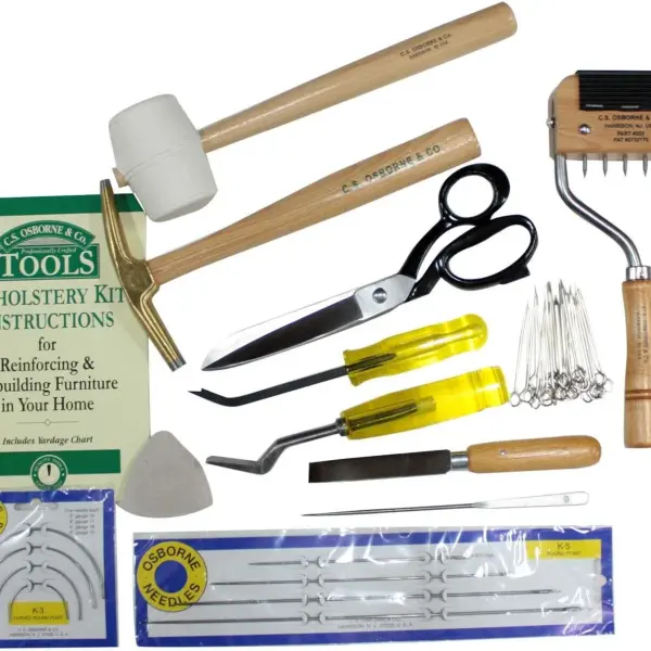 C.S. Osborne Pro Upholstery Kit B-7 - Professional Tools, Needles W/Instruction