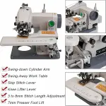 Portable Blindstitch Sewing Machine for Hemming Dresses, Skirts, Coats, Draperies, and Undergarments - Professional Grade Desktop Design