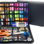 Sewing Kit for Adults, 205Pcs Professional Sewing Supplies Accessories with Tailor Scissors,Premium Sewing Supplies Set 30 Needles,Yarn Snips and More for Travel Home Beginners (205)
