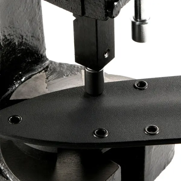 Eyelet Setting Press & Dies Combo - (Master Series) - (Includes: Arbor Press, 3/16 + 1/4 Eyelet Setting Dies) - (fits #6 & #8 Eyelet Sizes) - for DIY Hobby & Craft
