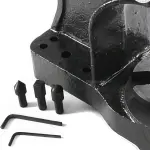 Eyelet Setting Press & Dies Combo - (Master Series) - (Includes: Arbor Press, 3/16 + 1/4 Eyelet Setting Dies) - (fits #6 & #8 Eyelet Sizes) - for DIY Hobby & Craft