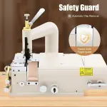 Electric Leather Skiving Machine, Industrial Sewing Machine with 600W Brushless Servo Motor 3 Presser Feet Specification Shovel Skin Cutter for Leather, Felt & Rubber(Leather Peeler Head + Motor)