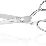 TONMA Fabric Scissors [Made in Japan] 10 Inch Professional Sewing Scissors for Tailoring Heavy Duty Japanese Solid Stainless Steel Tailor Shears for Home Office Artists Dressmakers, Mirror Finish