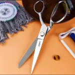 TONMA Fabric Scissors [Made in Japan] 10 Inch Professional Sewing Scissors for Tailoring Heavy Duty Japanese Solid Stainless Steel Tailor Shears for Home Office Artists Dressmakers, Mirror Finish