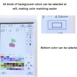 7-Inch Computerised Digital Sewing Machine,3.93"x3.93"/3.93"x9.25" embroidery area+Multiple patterns can be imported,LED Lighting,Multifunctional Industrial Sewing Machine