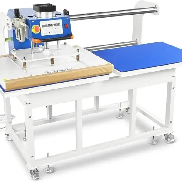 MechMaxx 24x32 Inch (60x80cm) Industrial Pneumatic Dual Platen Heat Press - Auto Lift Digital Sublimation Transfer Machine (220V 8HP),PUD2432