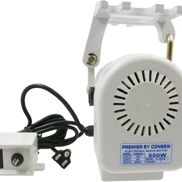 Consew Industrial Sewing Machine Servo Motor - 550 Watts, 110 Volts