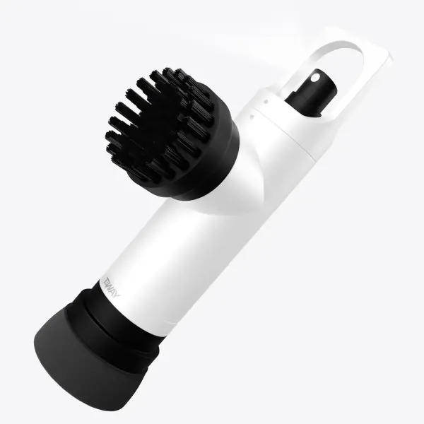 Golf Club Brush Cleaner with Water Spray Bottle and Sponge - Clean Golf Clubs Golf Balls Shoes All at Once - Heavy Duty - Golf Cleaning Device - Golf Accessories- USA Company (Pearl White)