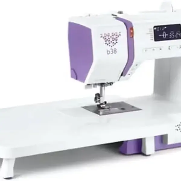 Bernette B38 Yaya Han Edition Computerized Sewing Machine | 394 Built-In Stitches, LCD Display, Automatic Thread Cutter, Adjustable Presser Foot Pressure, 8 Presser Feet