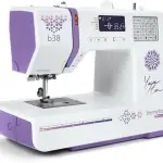 Bernette B38 Yaya Han Edition Computerized Sewing Machine | 394 Built-In Stitches, LCD Display, Automatic Thread Cutter, Adjustable Presser Foot Pressure, 8 Presser Feet