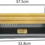Adjustable Smocking Pleater,24 Row Smocking Pleater with 24 Sewing Needles & Tool Kit, 47 Positions,Even Fabric Folds, 0.5 cm Stitch Spacing, for Costume & Craft Sewing