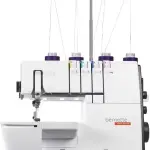 Bernette B62 Airlock Coverstitch Machine Bundle | Air Threader, Thread Needles, Bobbins, LED Light, Extension Table | Heavy Duty, Sewing & Quilting Kit with Tools for Beginner & Professional Use