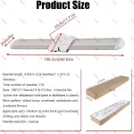 Silver Reed Flat Knitting Machine Kit, LK150 6.5mm Mid Gauge 150 Stitches Semi-Automatic Weaving Machine, Household Sewing Tools with Yarn Accessories for Handmade Clothing & Daily Knitting