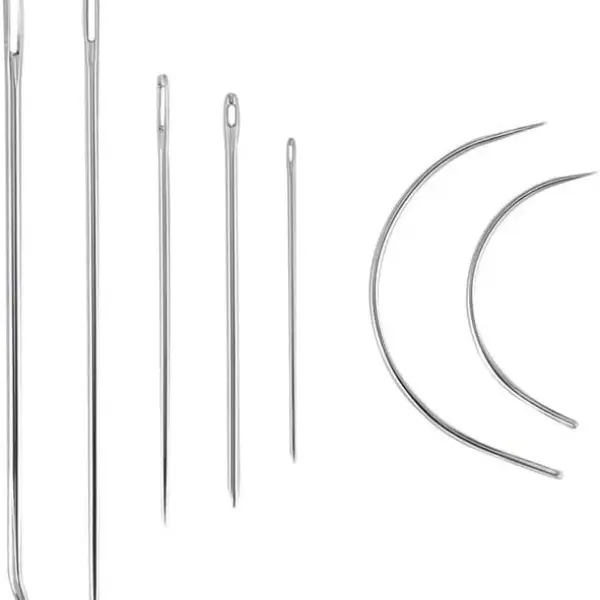 YOtat Professional Leather Craft Tools Kit Hand Sewing Stitching Punch Carving Trencher Thimble Wax Line Needle Craft Tools