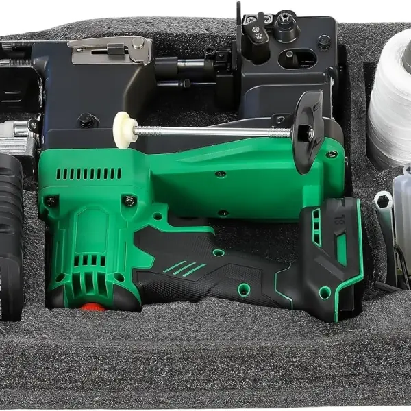 Cordless Bag Closing Machine with 2x3.0A Batteries, Brushless Motor, Battery Bag Sewing Machine Portable Bag Closer Stitcher Packing Machine for Feed Sacks, Rice Bags, Burlap Sack