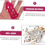 5 Sets Clothing Tailoring Set Sewing Pearl Pin Kit Foldable Fabric Tool Bias Tape Maker Multi-Size Foldable Tool Fabric Tape Folding Tool Quilting Pin Kit Tailoring Pin Ruler Kit