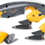 Electric Fabric Scissors, Cordless with 4 Specialized Blades (All-Purpose & Shoe Pattern), Rechargeable for Sewing, Leather, Cardboard Cutting Tools (2Pcs All-Purpose Blade+2Pcs Shoe Blade)