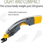 Electric Fabric Scissors, Cordless with 4 Specialized Blades (All-Purpose & Shoe Pattern), Rechargeable for Sewing, Leather, Cardboard Cutting Tools (2Pcs All-Purpose Blade+2Pcs Shoe Blade)