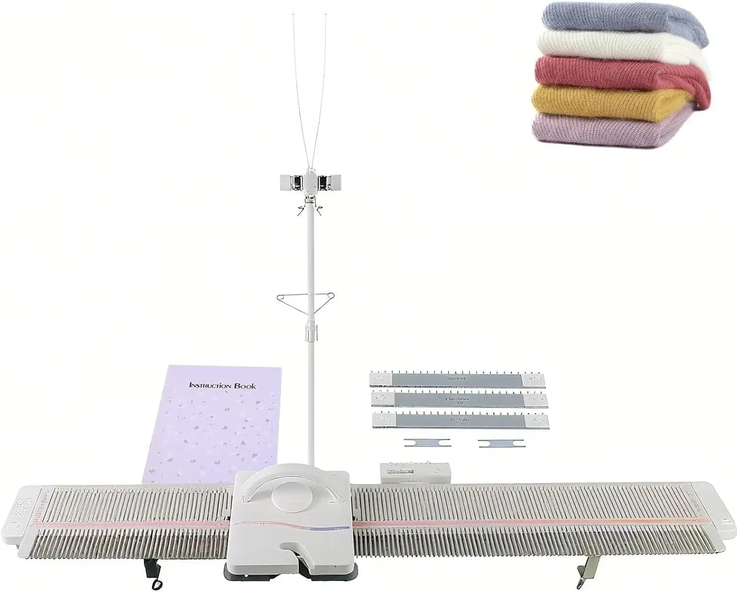 Knitting Machine Kit, Household Sewing Tool Set for Crafting and DIY Projects, Easy to Use Hand Sweater Knitting Device