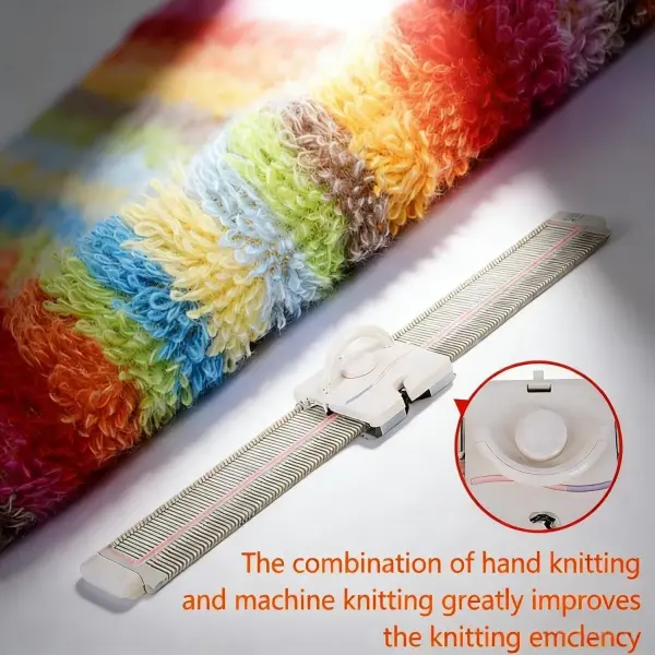 Knitting Machine Kit, Household Sewing Tool Set for Crafting and DIY Projects, Easy to Use Hand Sweater Knitting Device