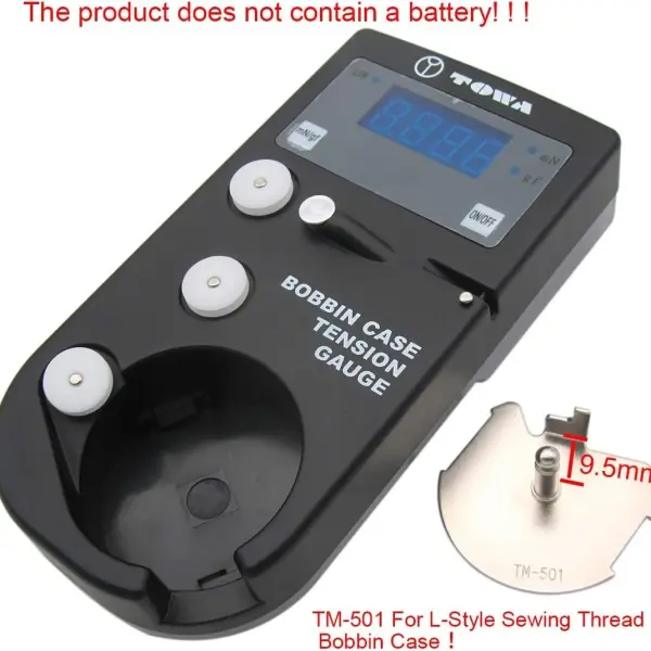 CKPSMS Brand - TOWA Digital Bobbin Case Tension Gauge Compare to TM-1 L-Style (DTM-A1+TM-501)