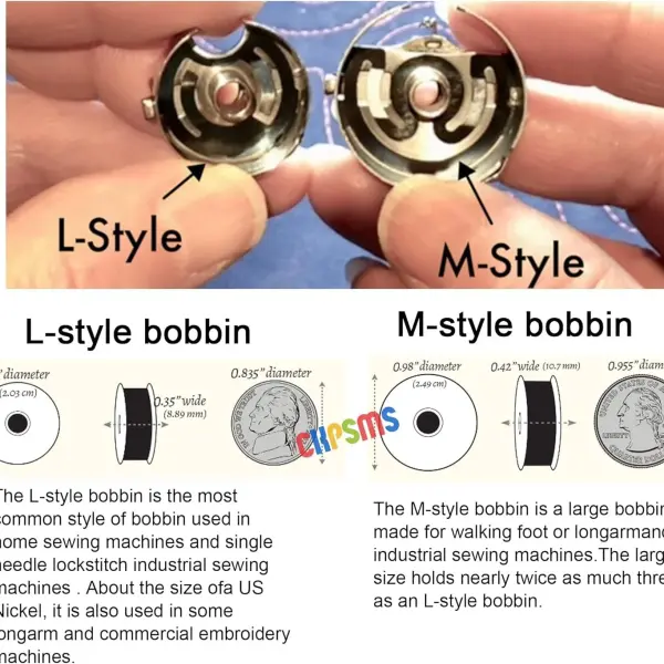 CKPSMS Brand - TOWA Digital Bobbin Case Tension Gauge Compare to TM-1 L-Style (DTM-A1+TM-501)