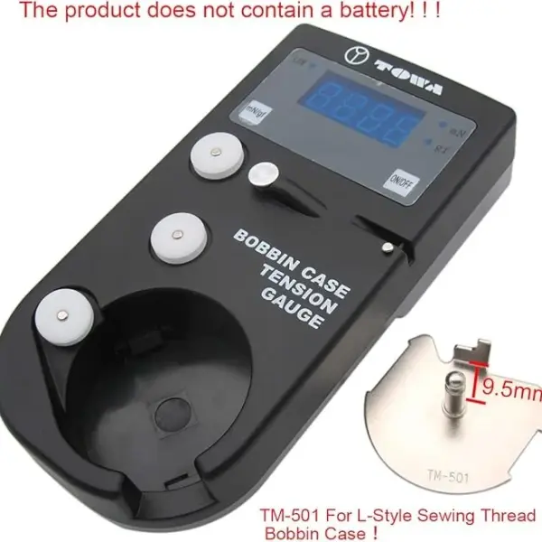 CKPSMS Brand - TOWA Digital Bobbin Case Tension Gauge Compare to TM-1 L-Style (DTM-A1+TM-501)