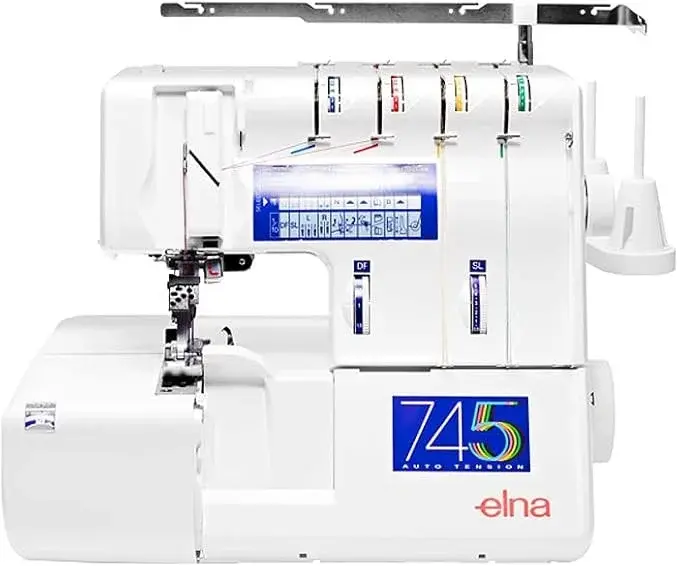 Elna 745 Five Thread Serger and Cover Stitch Machine